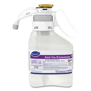 Diversey™ Oxivir Five 16 Concentrate One Step Disinfectant Cleaner, Liquid, 1.4 L, 2-ct freeshipping - TVN Wholesale